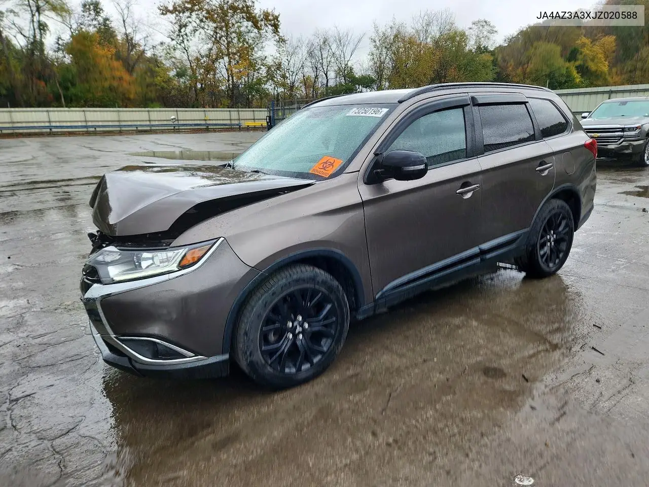MITSUBISHI OUTLANDER 2018, VIN JA4AZ3A3XJZ020588