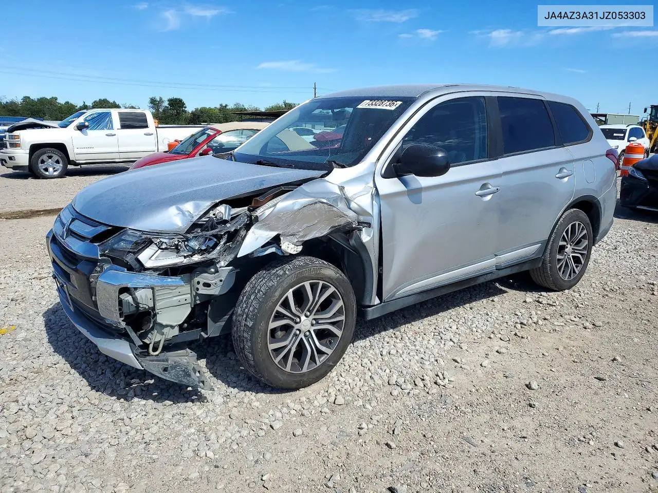 MITSUBISHI OUTLANDER 2018, VIN JA4AZ3A31JZ053303