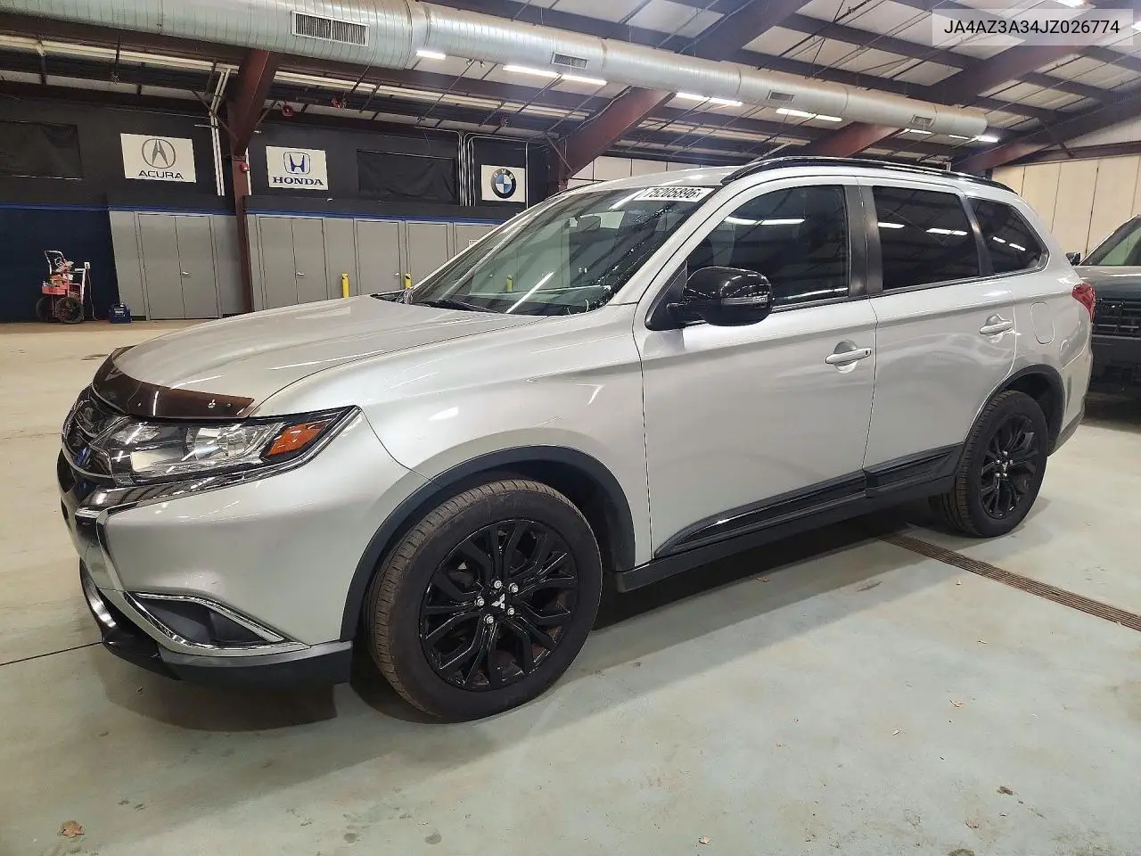 MITSUBISHI OUTLANDER 2018, VIN JA4AZ3A34JZ026774