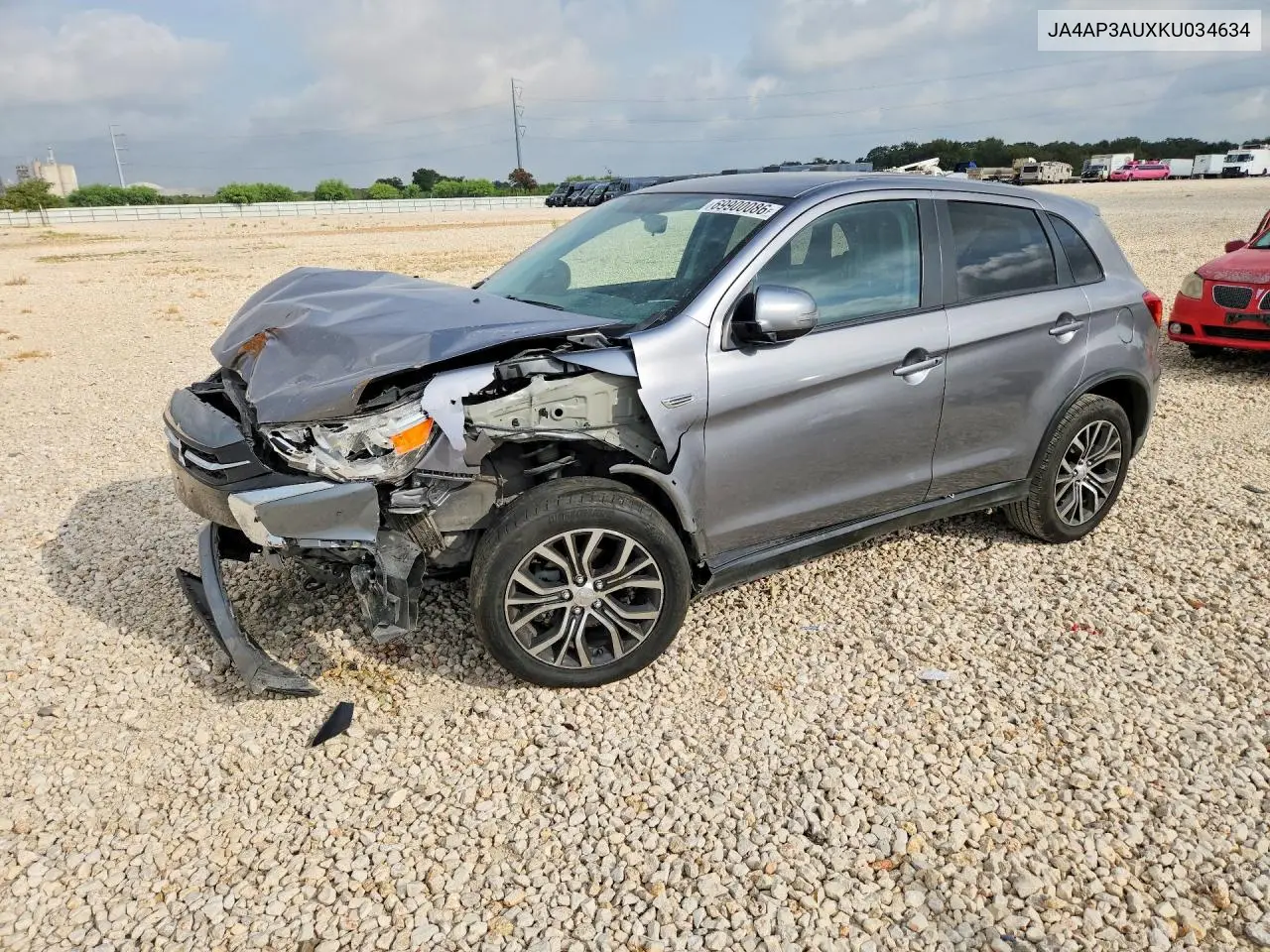 MITSUBISHI OUTLANDER 2019, VIN JA4AP3AUXKU034634