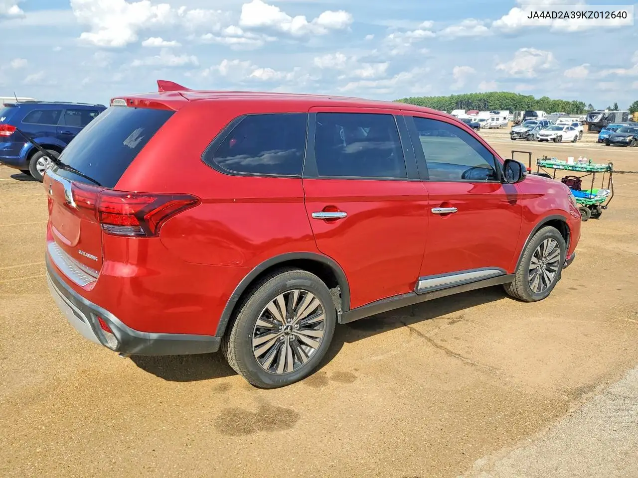 2019 MITSUBISHI OUTLANDER VIN JA4AD2A39KZ012640 — фото 3
