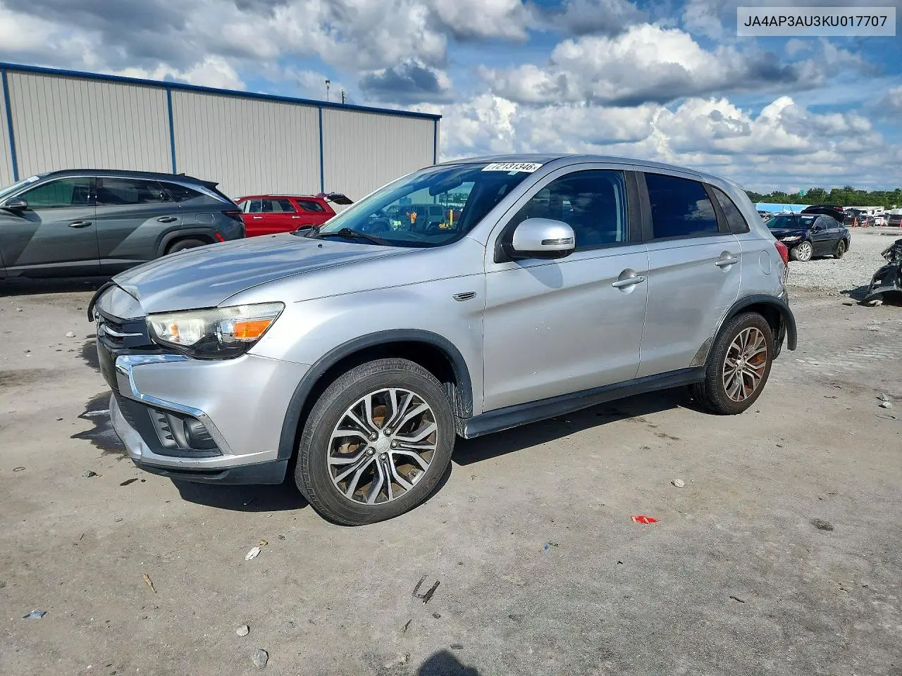 MITSUBISHI OUTLANDER 2019, VIN JA4AP3AU3KU017707
