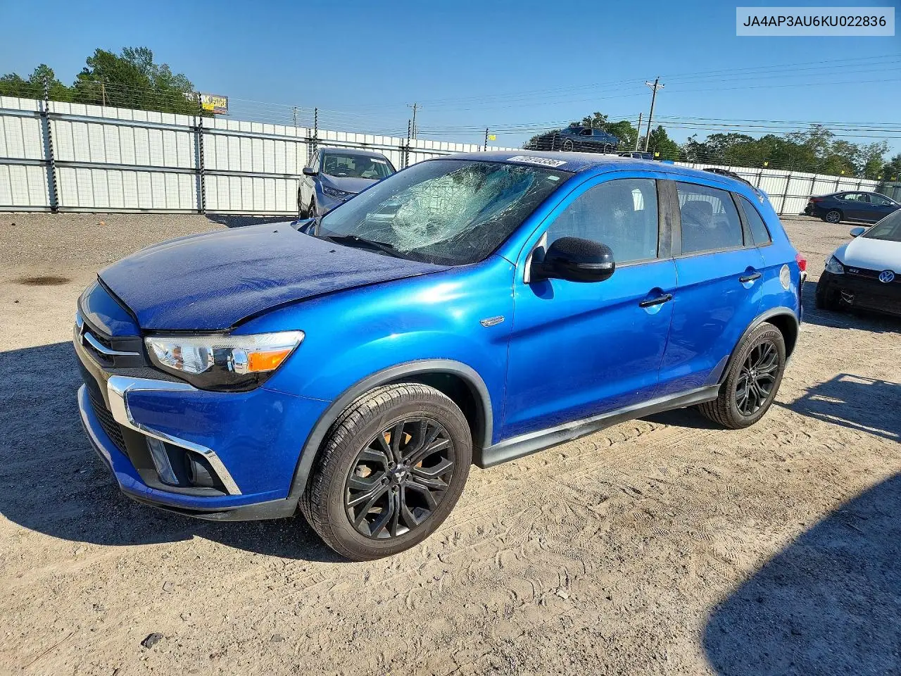 MITSUBISHI OUTLANDER 2019, VIN JA4AP3AU6KU022836