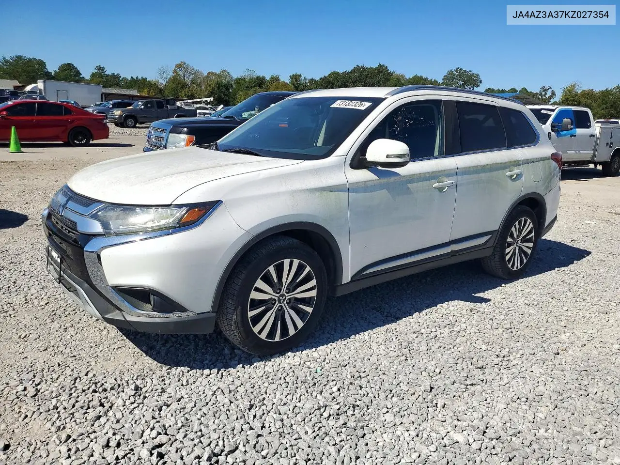 MITSUBISHI OUTLANDER 2019, VIN JA4AZ3A37KZ027354