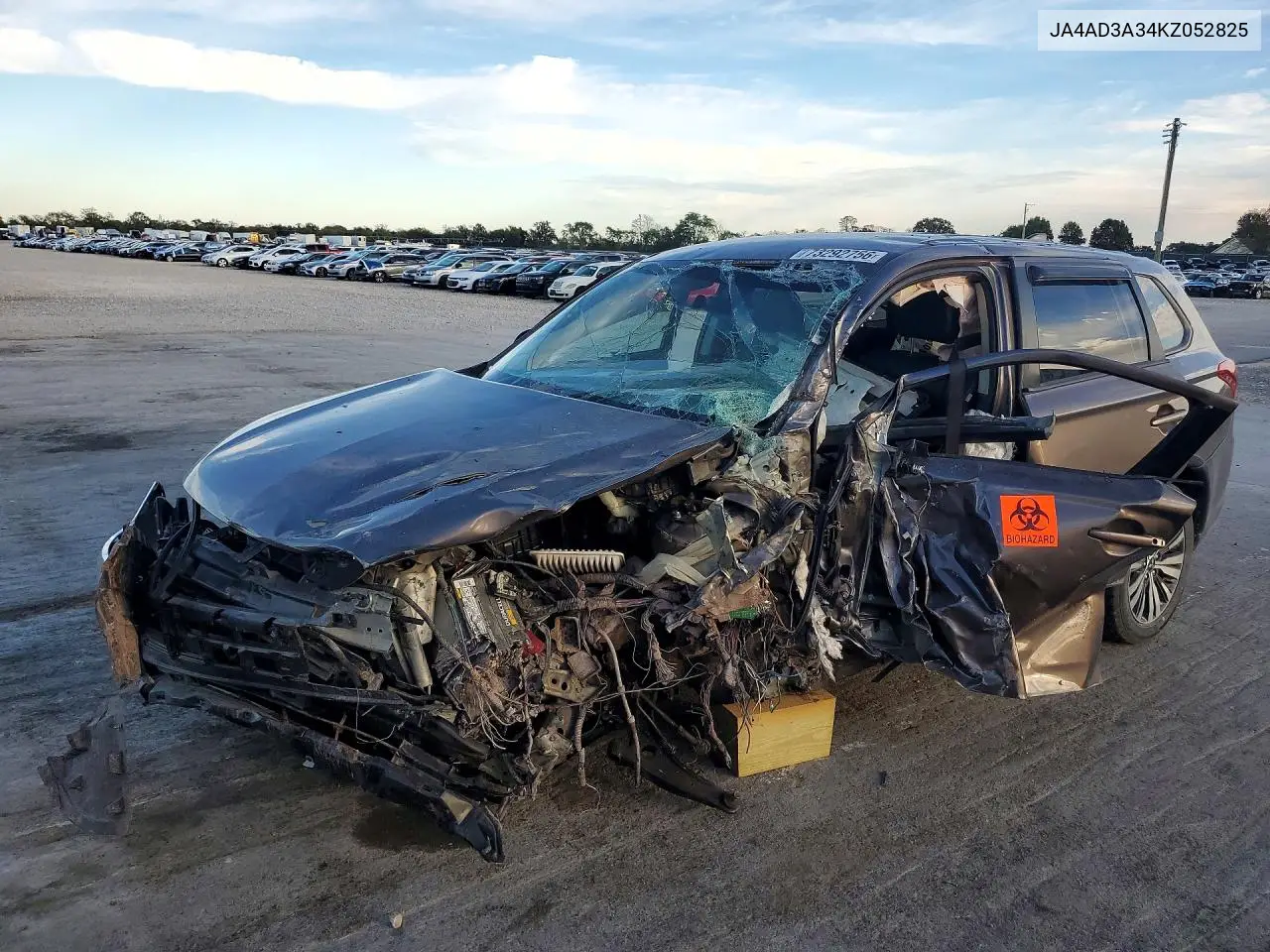 MITSUBISHI OUTLANDER 2019, VIN JA4AD3A34KZ052825