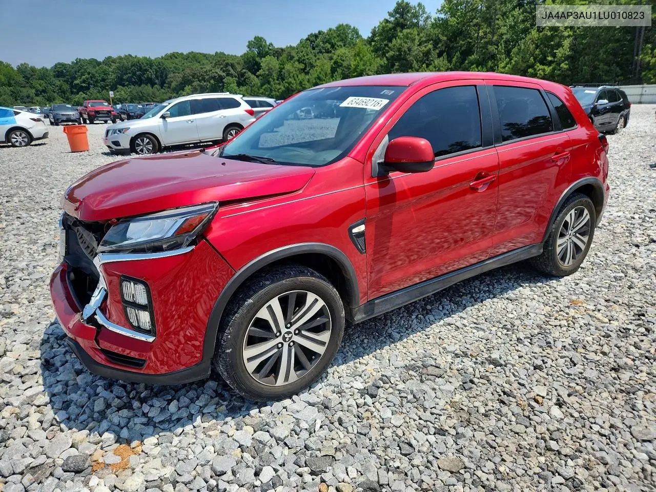 MITSUBISHI OUTLANDER 2020, VIN JA4AP3AU1LU010823