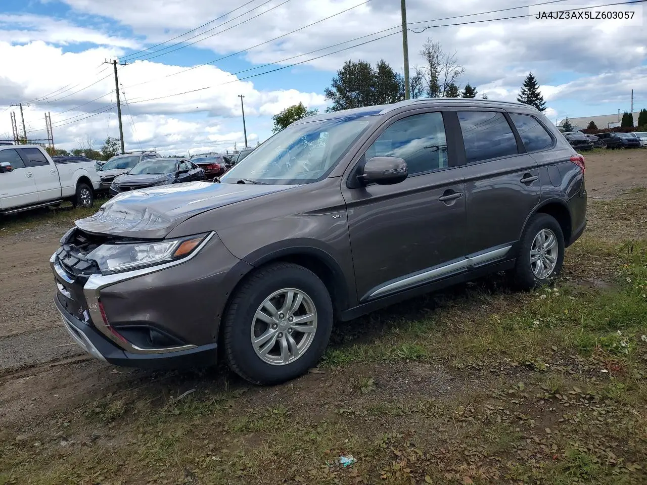 MITSUBISHI OUTLANDER 2020, VIN JA4JZ3AX5LZ603057