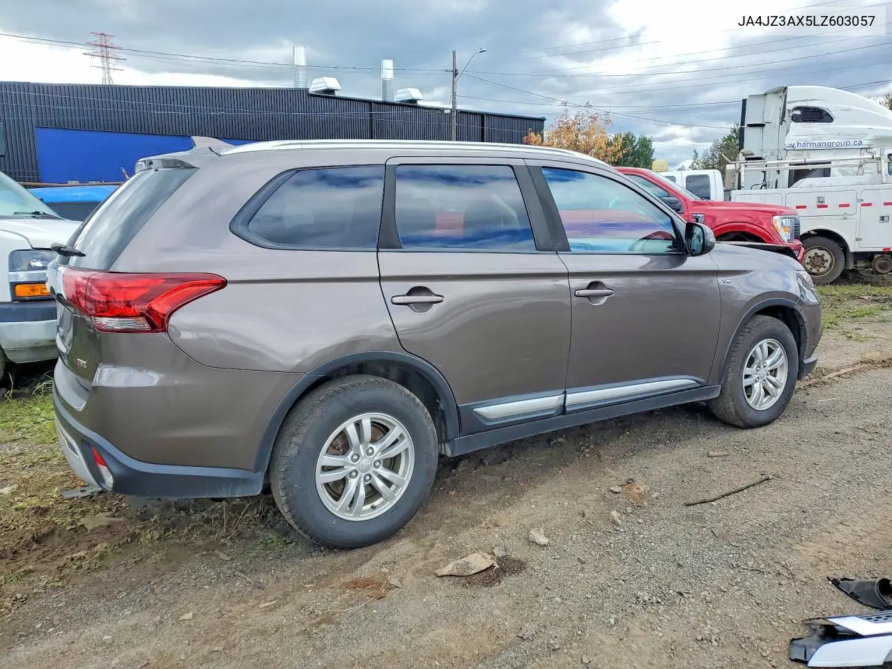 2020 MITSUBISHI OUTLANDER VIN JA4JZ3AX5LZ603057 — фото 3