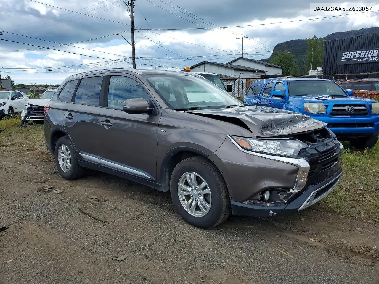 2020 MITSUBISHI OUTLANDER VIN JA4JZ3AX5LZ603057 — фото 4