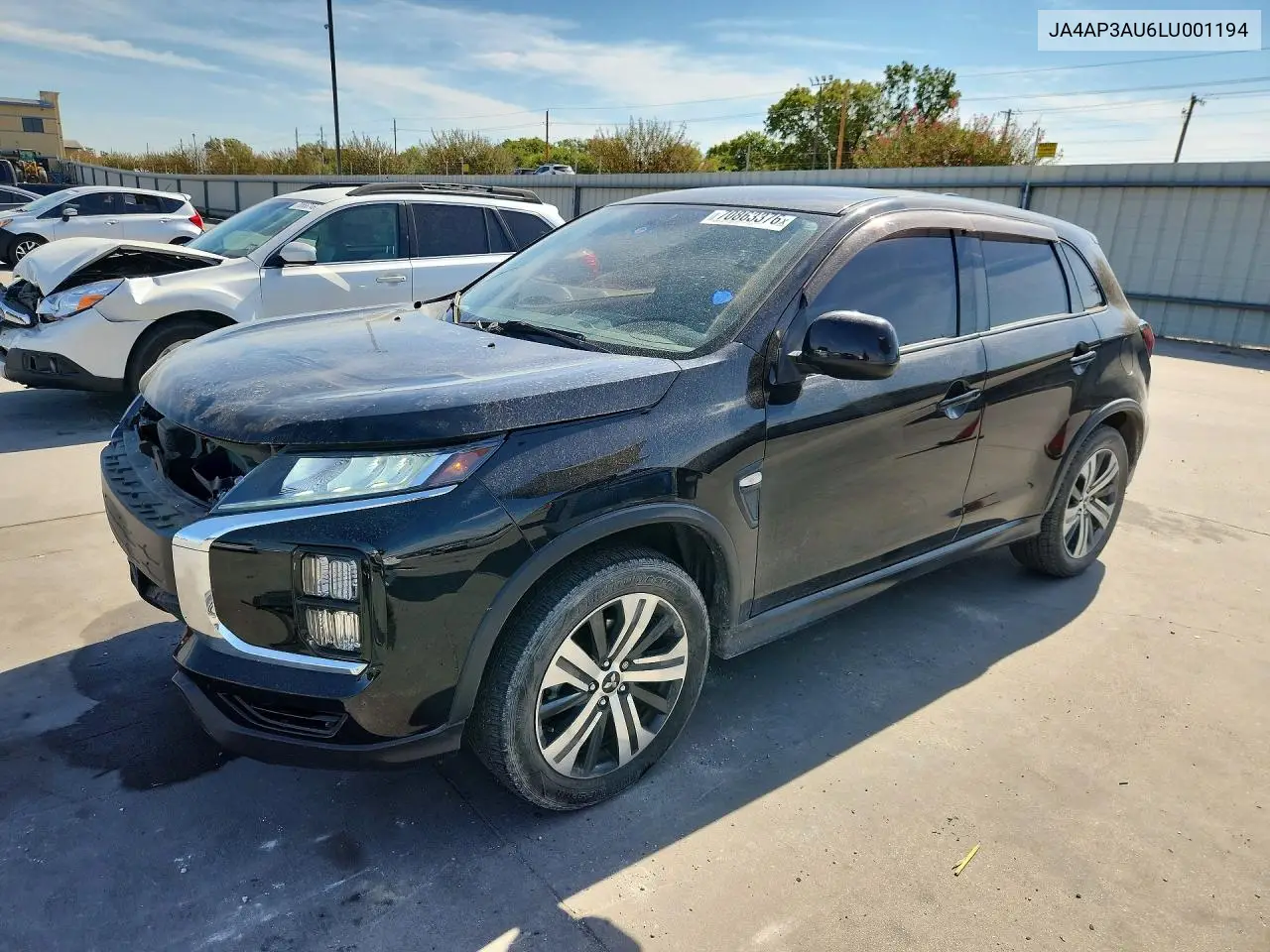 MITSUBISHI OUTLANDER 2020, VIN JA4AP3AU6LU001194
