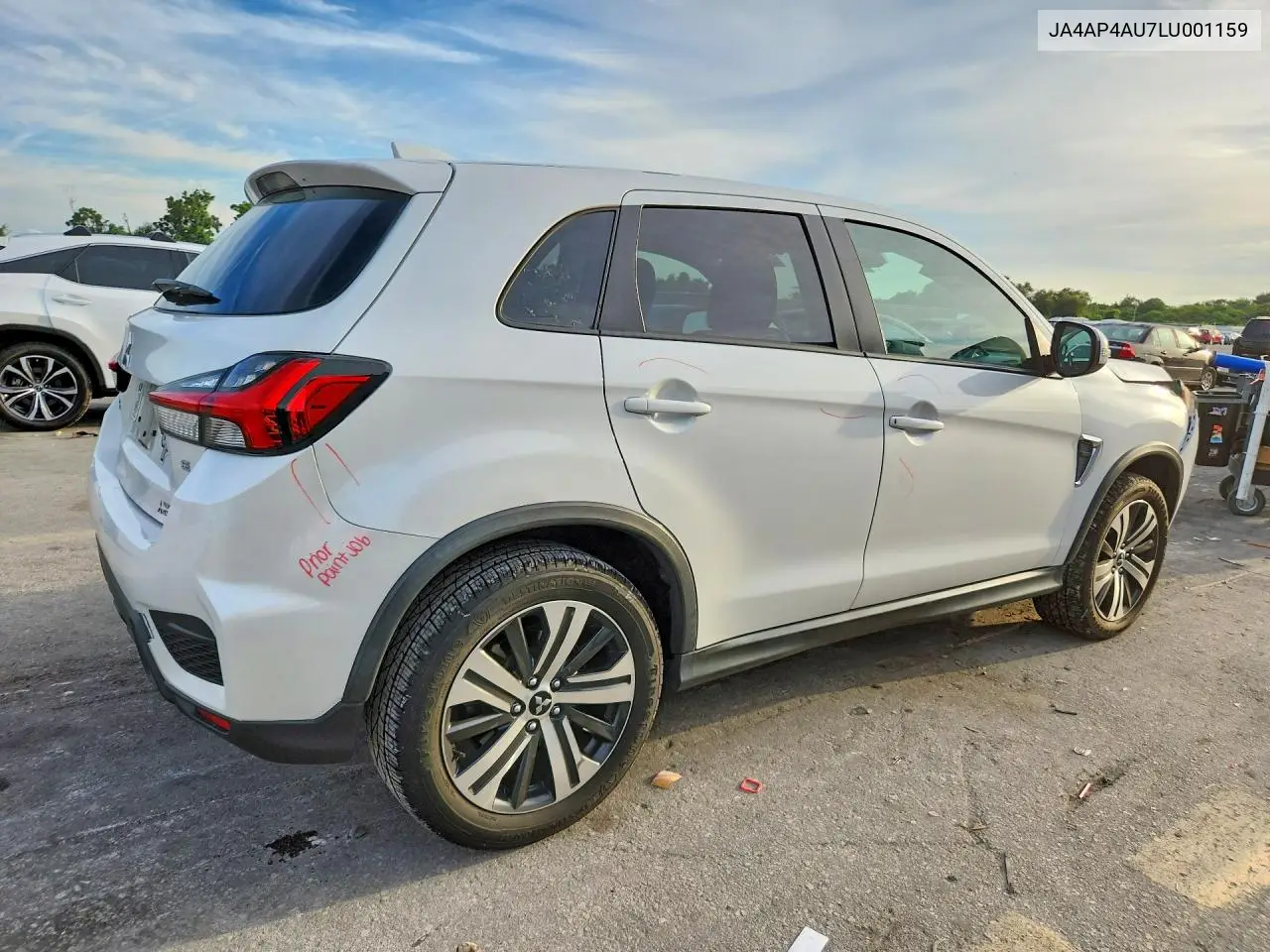 2020 MITSUBISHI OUTLANDER VIN JA4AP4AU7LU001159 — фото 3