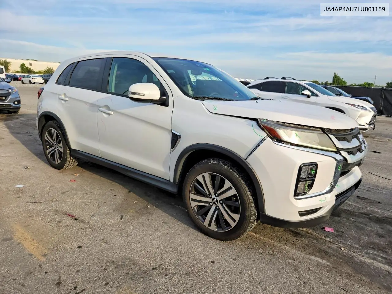 2020 MITSUBISHI OUTLANDER VIN JA4AP4AU7LU001159 — фото 4