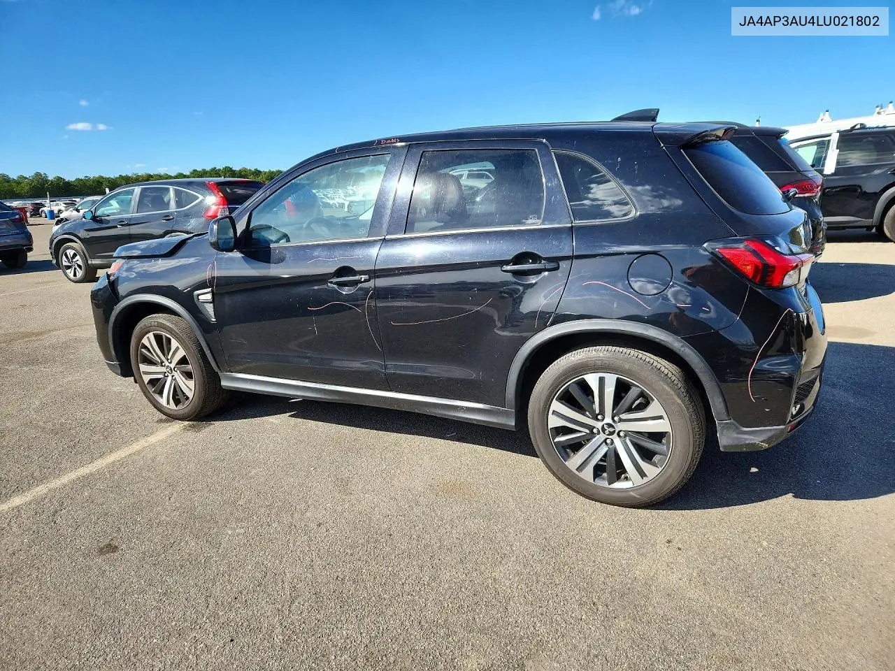 2020 MITSUBISHI OUTLANDER VIN JA4AP3AU4LU021802 — фото 2