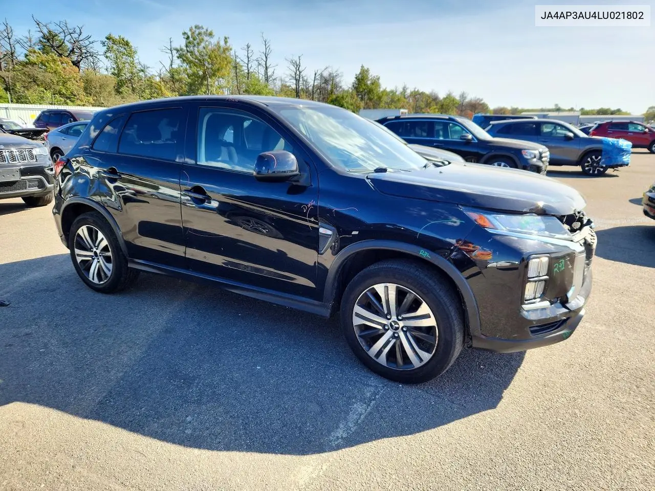 2020 MITSUBISHI OUTLANDER VIN JA4AP3AU4LU021802 — фото 4