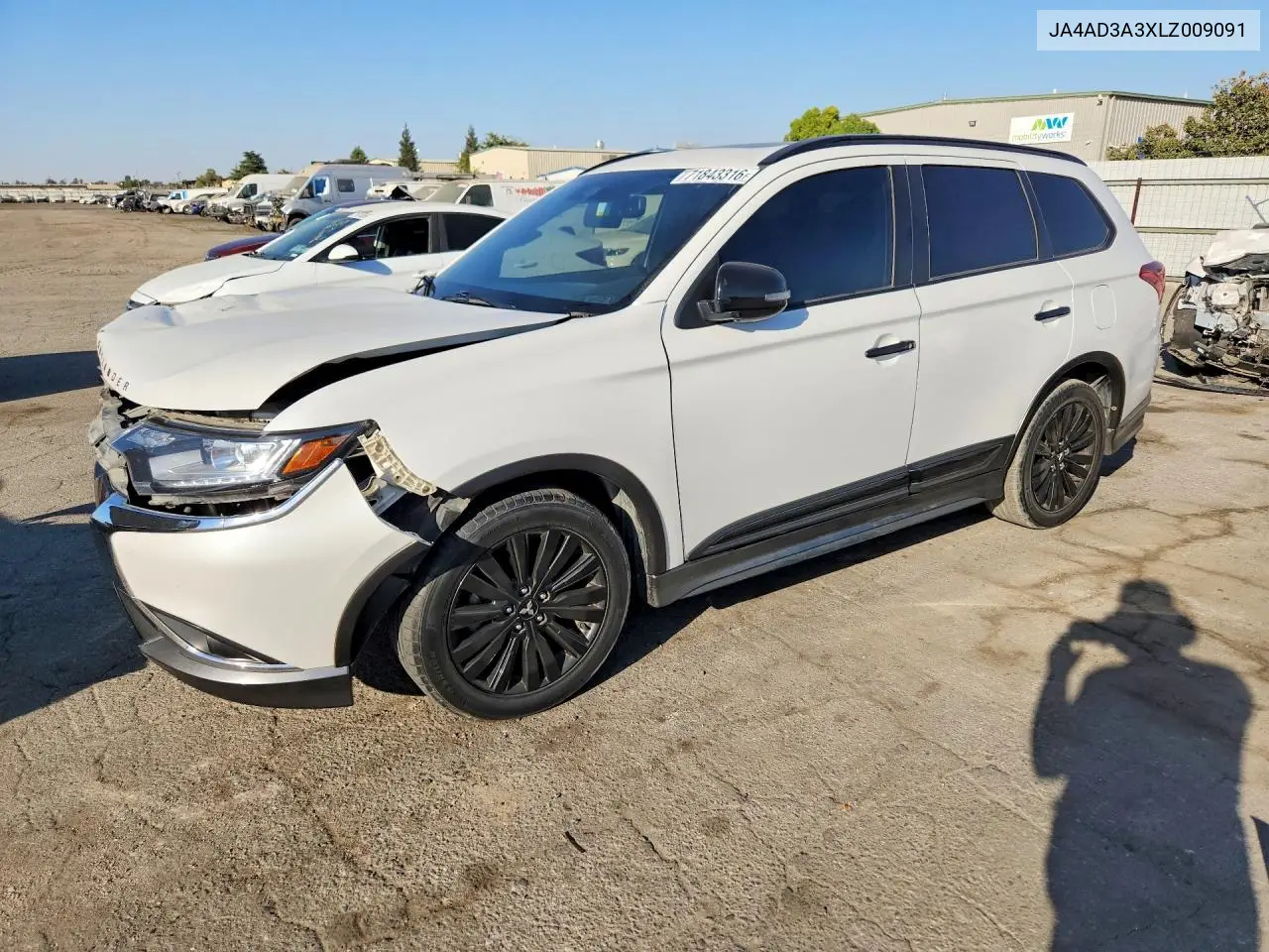MITSUBISHI OUTLANDER 2020, VIN JA4AD3A3XLZ009091