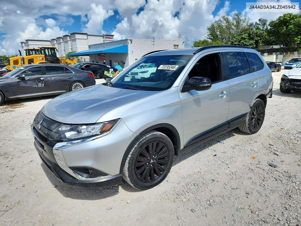 MITSUBISHI OUTLANDER 2020, VIN JA4AD3A34LZ045942