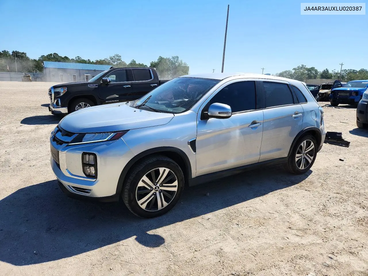 MITSUBISHI OUTLANDER 2020, VIN JA4AR3AUXLU020387
