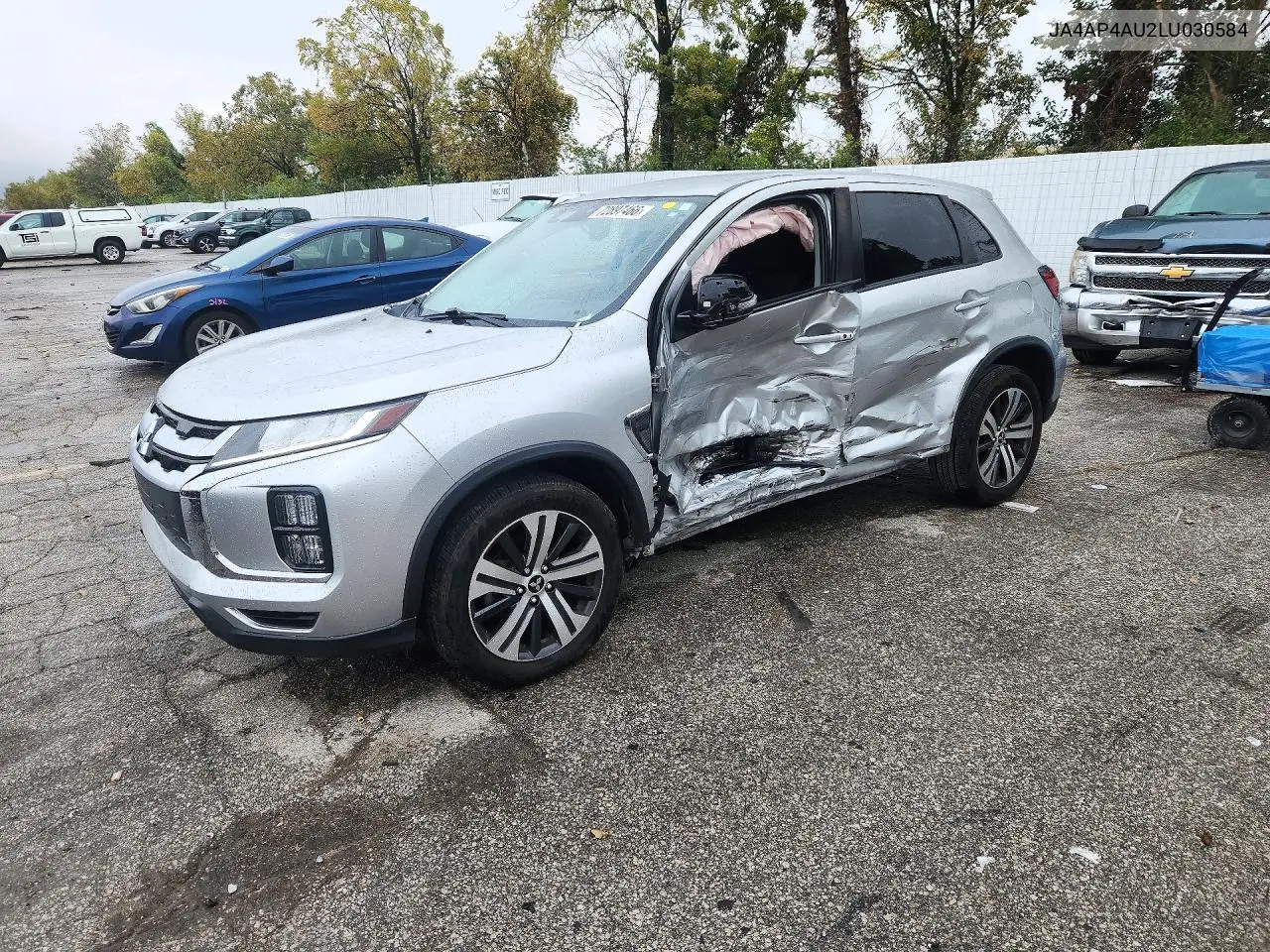 MITSUBISHI OUTLANDER 2020, VIN JA4AP4AU2LU030584