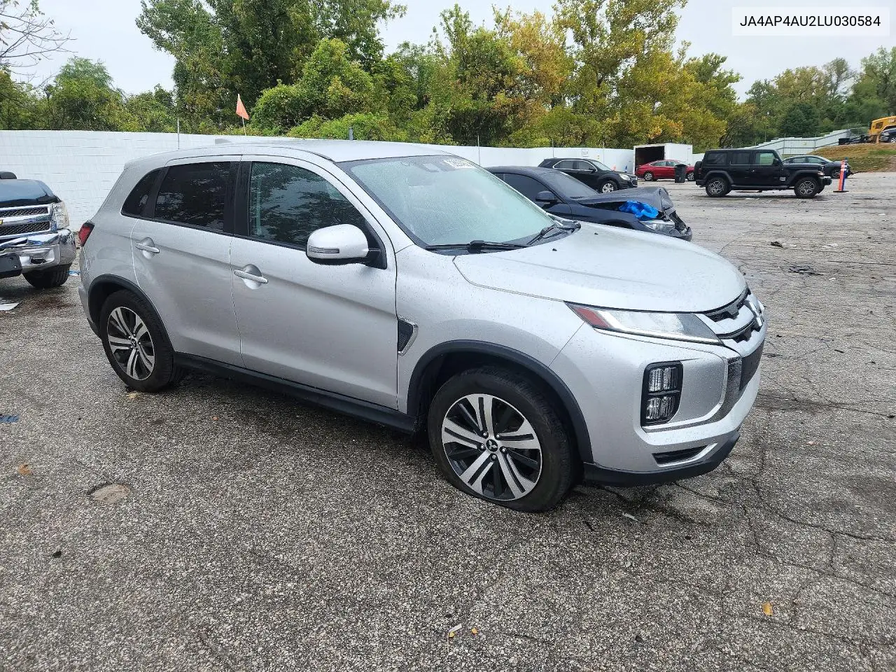 2020 MITSUBISHI OUTLANDER VIN JA4AP4AU2LU030584 — фото 4
