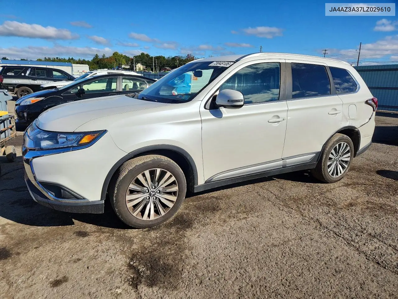MITSUBISHI OUTLANDER 2020, VIN JA4AZ3A37LZ029610