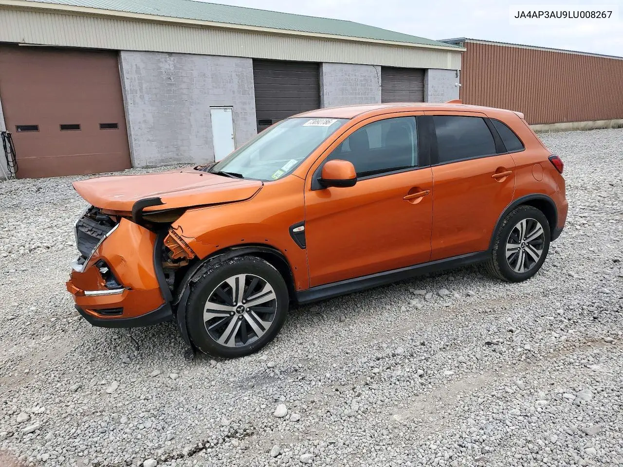 MITSUBISHI OUTLANDER 2020, VIN JA4AP3AU9LU008267