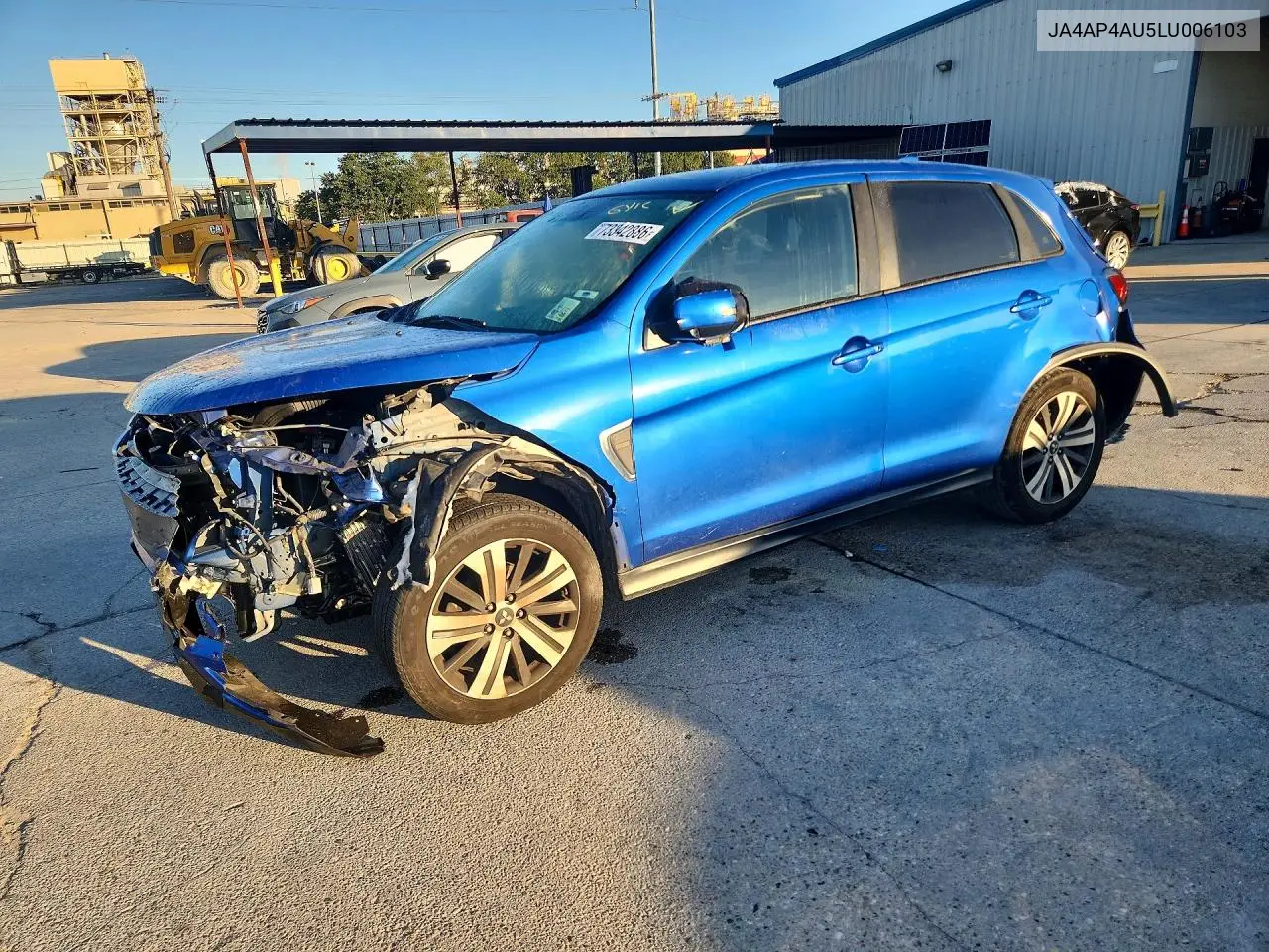 MITSUBISHI OUTLANDER 2020, VIN JA4AP4AU5LU006103