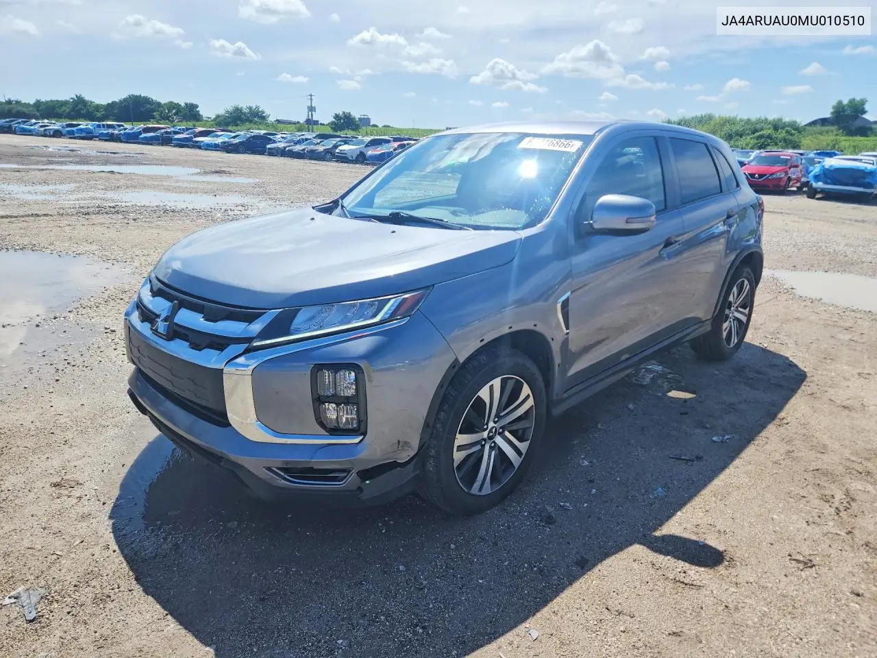 MITSUBISHI OUTLANDER 2021, VIN JA4ARUAU0MU010510