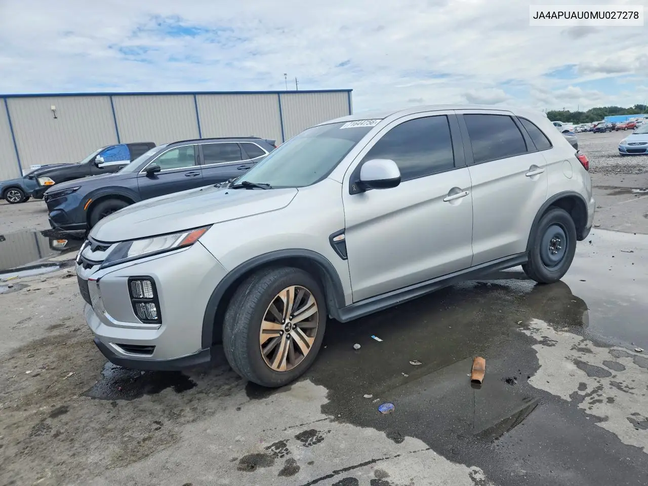 MITSUBISHI OUTLANDER 2021, VIN JA4APUAU0MU027278