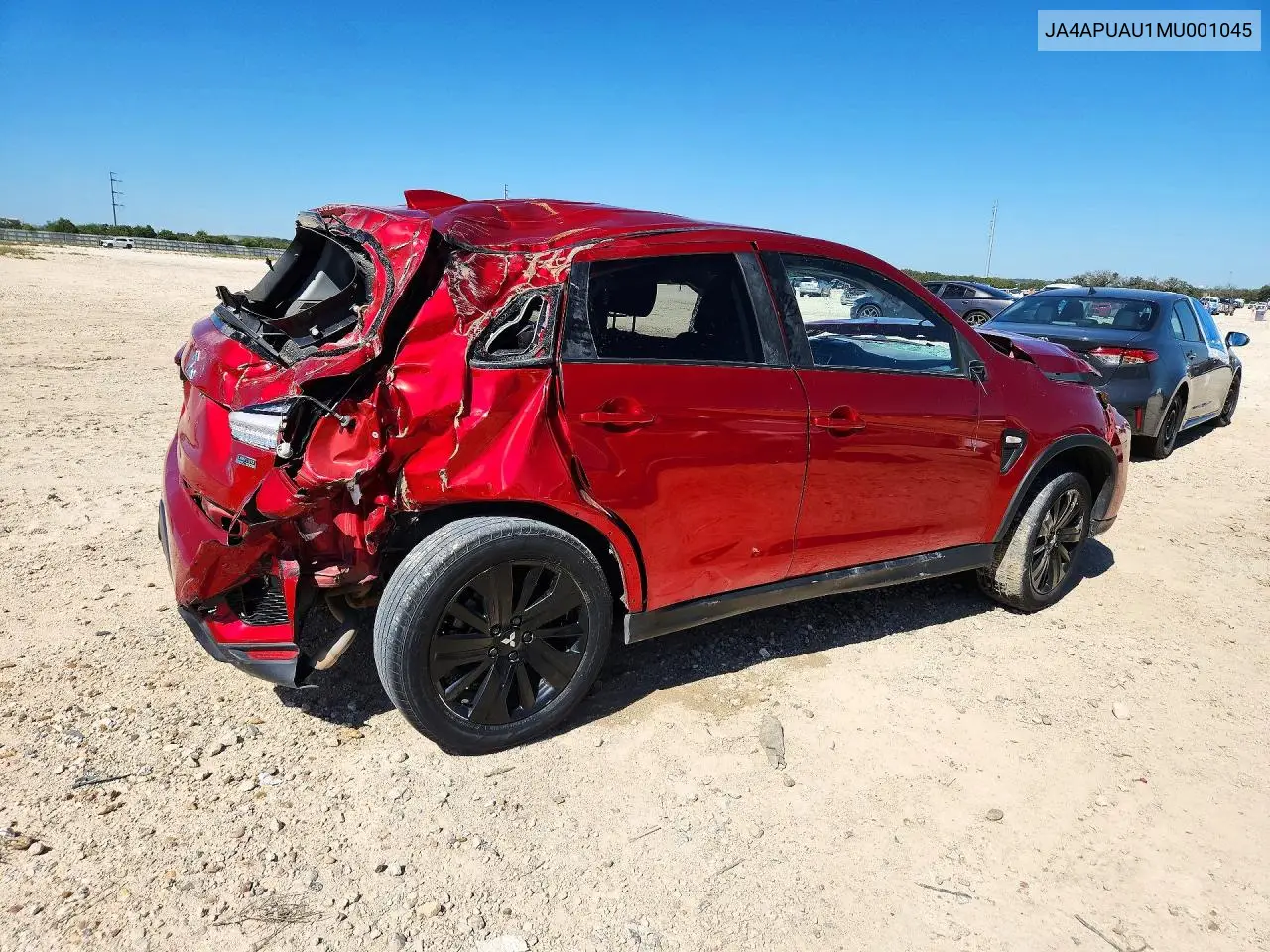 2021 MITSUBISHI OUTLANDER VIN JA4APUAU1MU001045 — фото 3