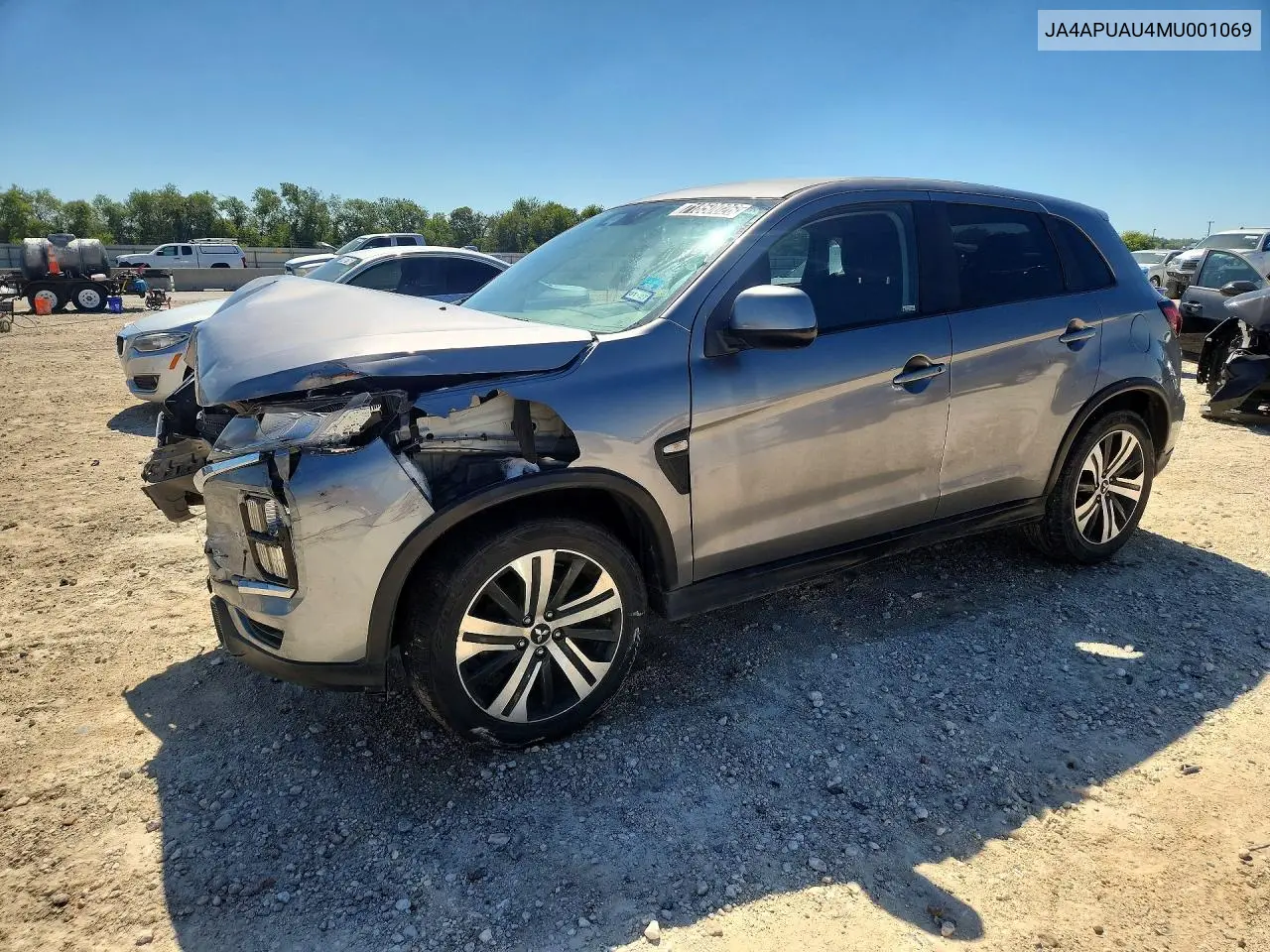MITSUBISHI OUTLANDER 2021, VIN JA4APUAU4MU001069