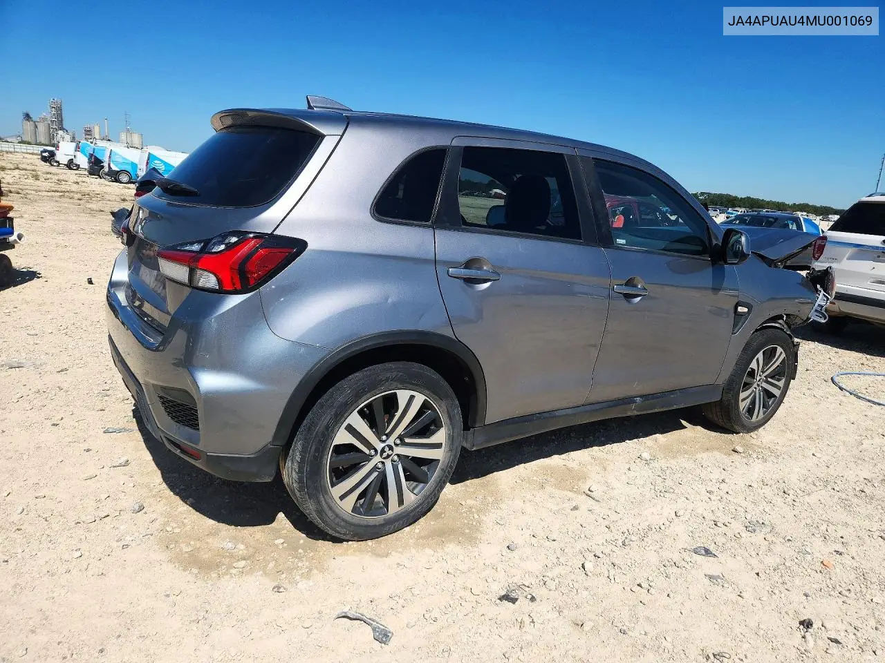 2021 MITSUBISHI OUTLANDER VIN JA4APUAU4MU001069 — фото 3