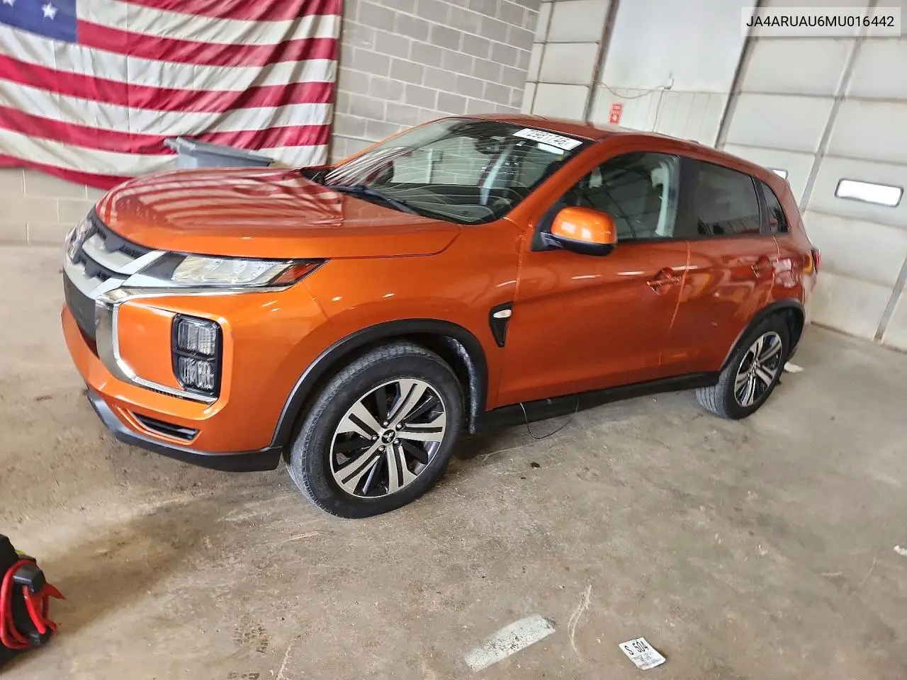 MITSUBISHI OUTLANDER 2021, VIN JA4ARUAU6MU016442