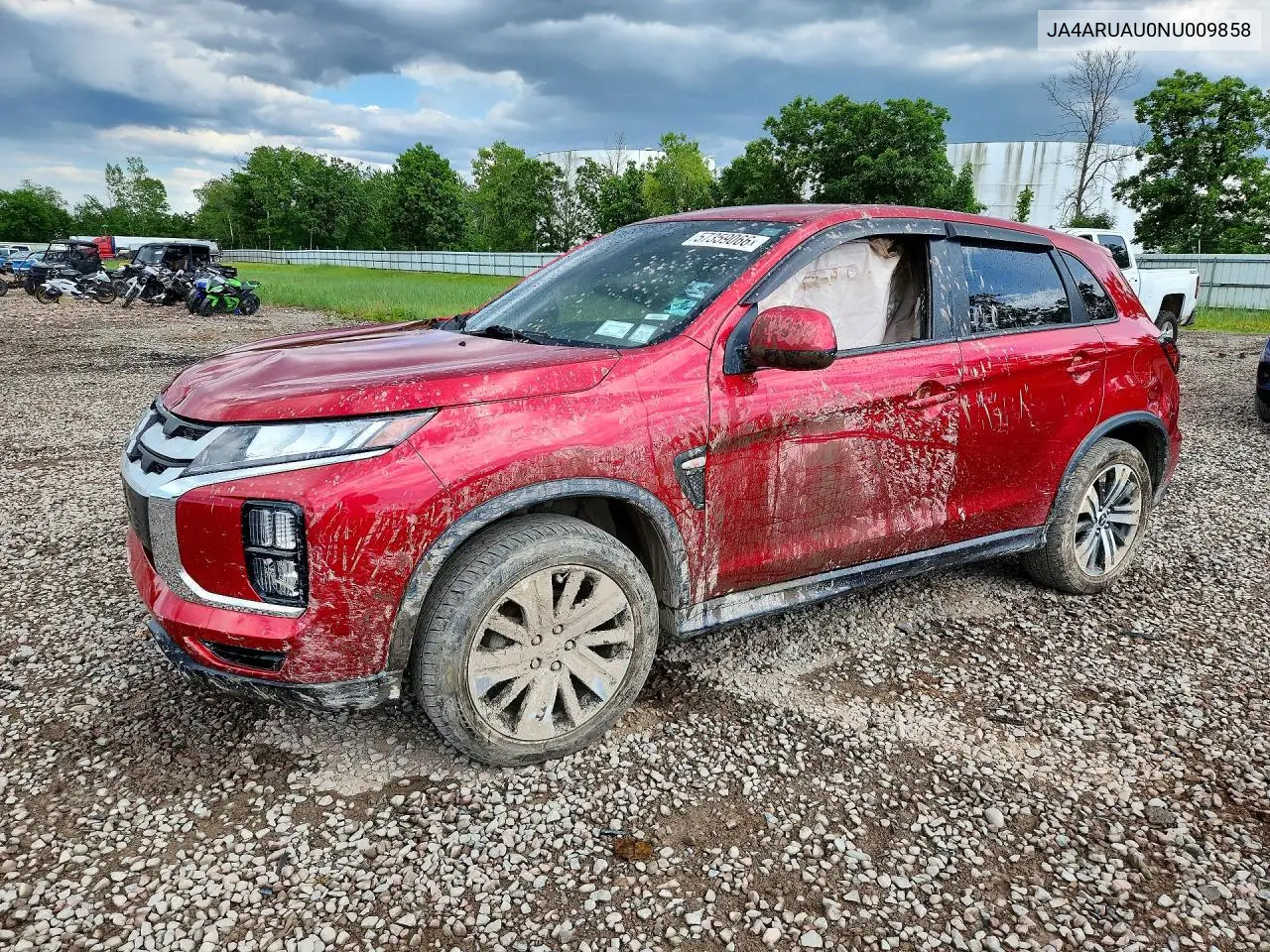 MITSUBISHI OUTLANDER 2022, VIN JA4ARUAU0NU009858