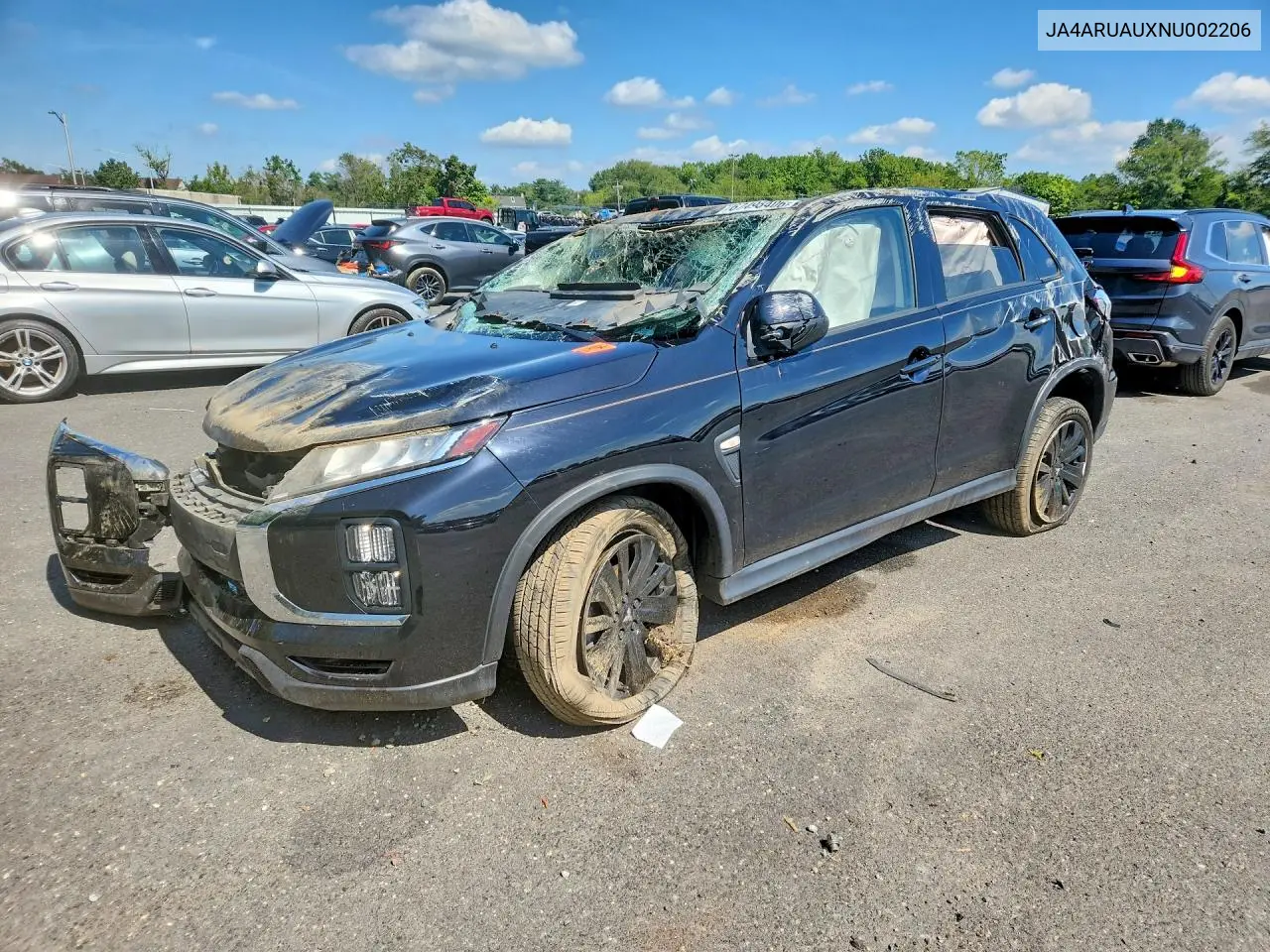MITSUBISHI OUTLANDER 2022, VIN JA4ARUAUXNU002206