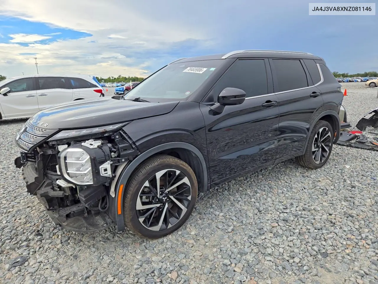 MITSUBISHI OUTLANDER 2022, VIN JA4J3VA8XNZ081146