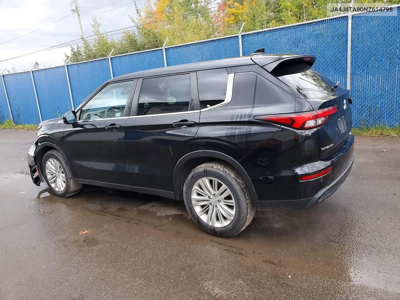 2022 MITSUBISHI OUTLANDER VIN JA4J4TA80NZ614798 — фото 2