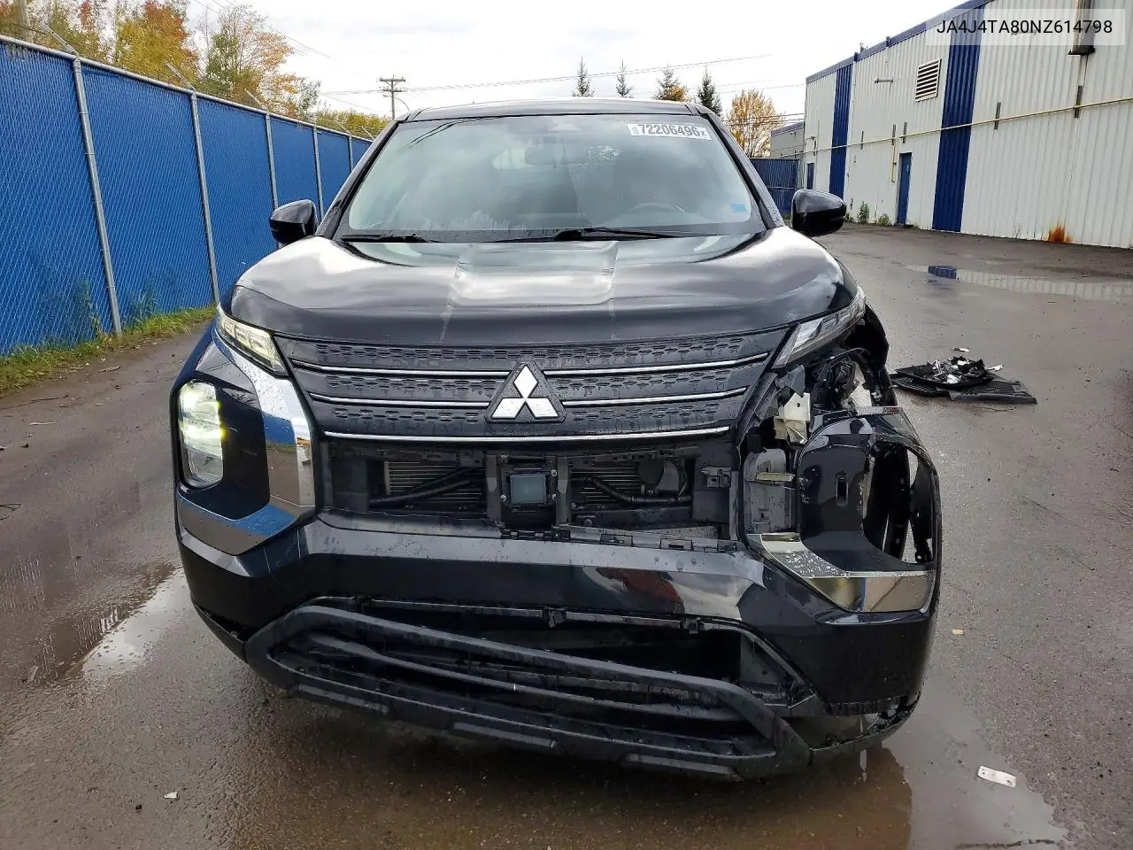 2022 MITSUBISHI OUTLANDER VIN JA4J4TA80NZ614798 — фото 5