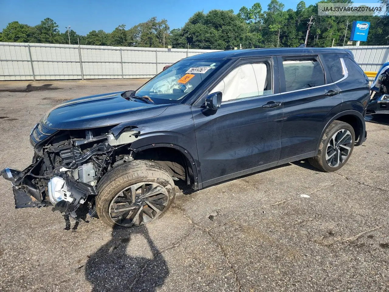 MITSUBISHI OUTLANDER 2024, VIN JA4J3VA86RZ076693