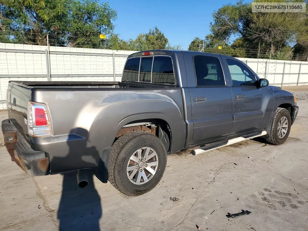 2007 MITSUBISHI RAIDER VIN 1Z7HC28K67S110680 — фото 3