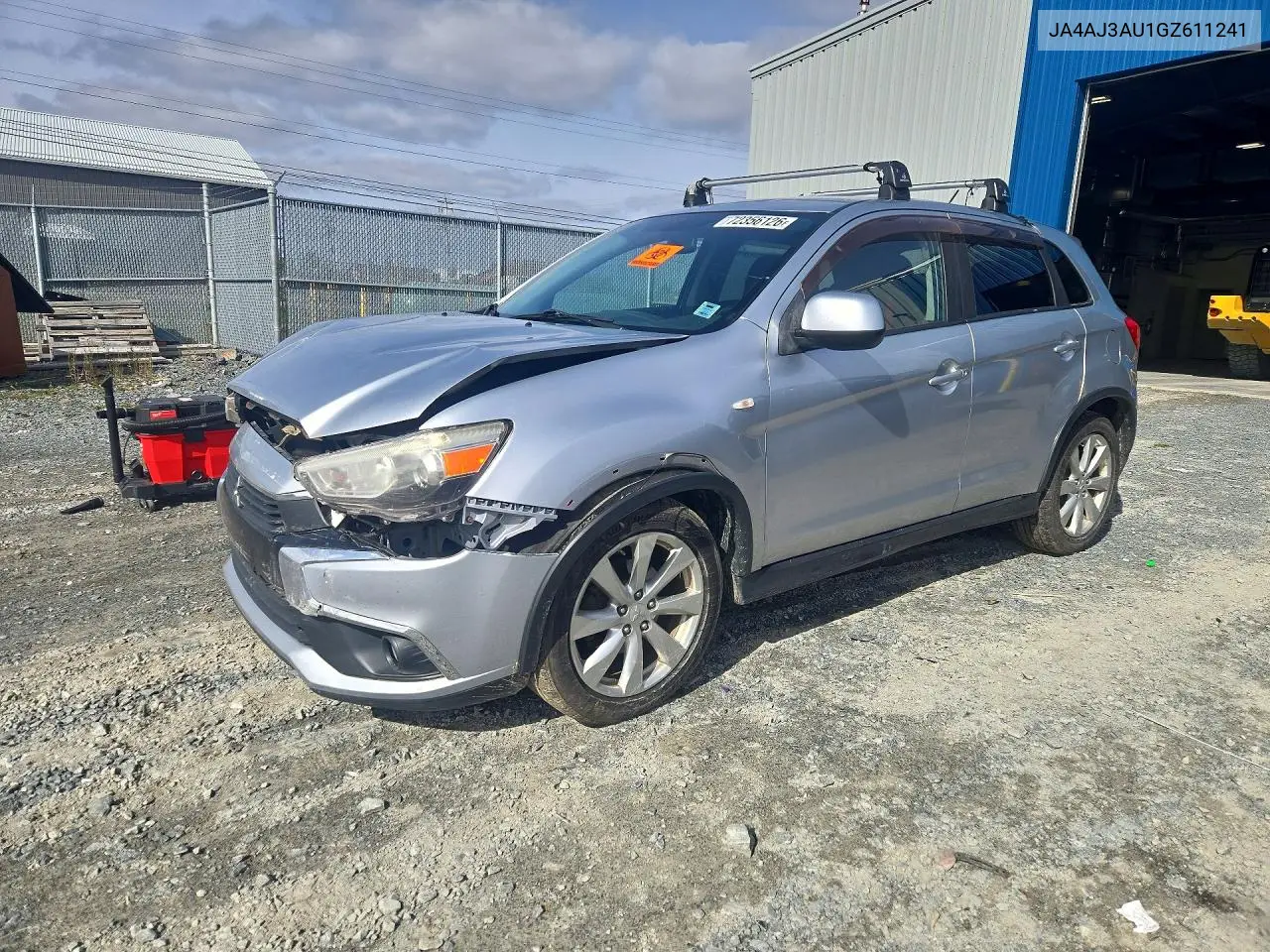 MITSUBISHI RVR 2016, VIN JA4AJ3AU1GZ611241