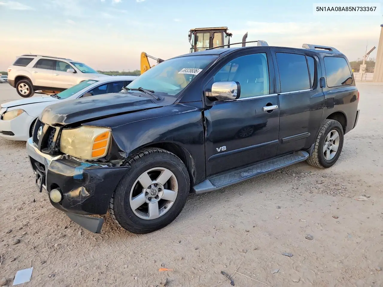 NISSAN ARMADA 2005, VIN 5N1AA08A85N733367