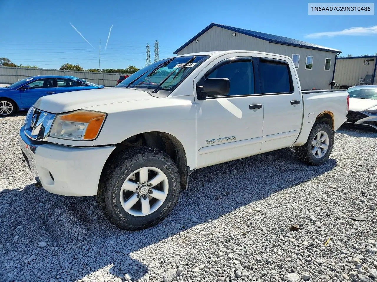 NISSAN TITAN 2009, VIN 1N6AA07C29N310486