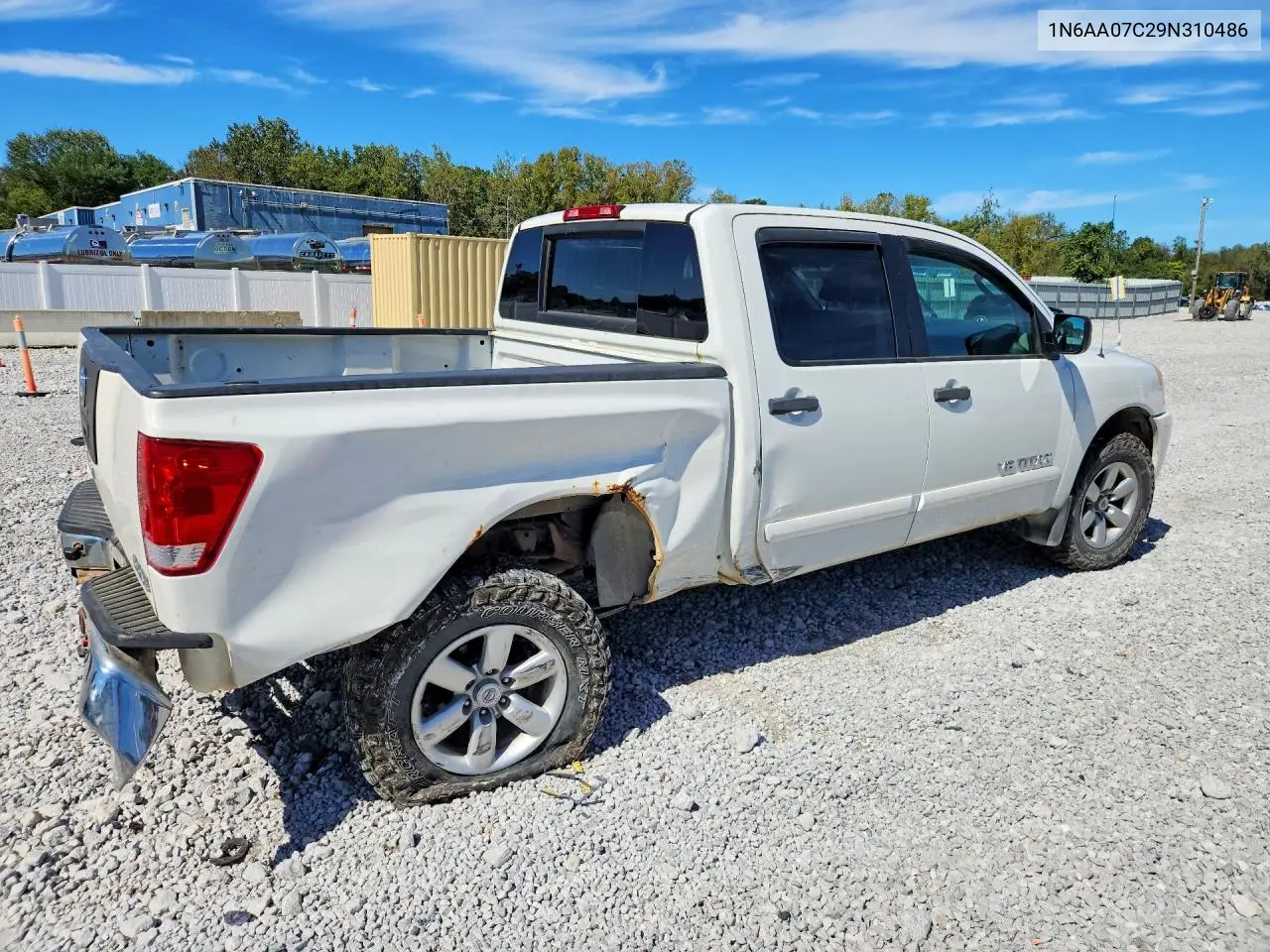 2009 NISSAN TITAN VIN 1N6AA07C29N310486 — фото 3