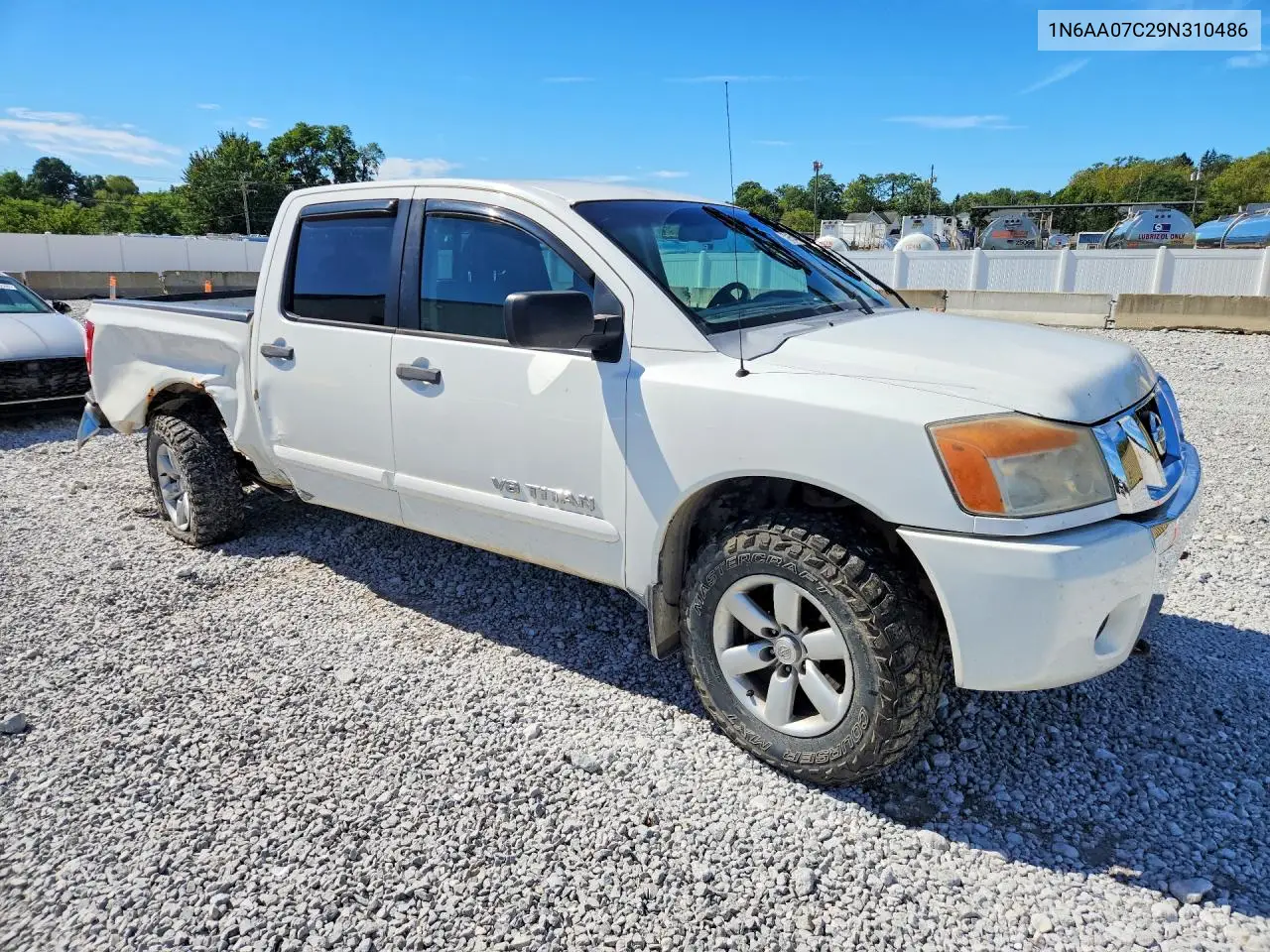 2009 NISSAN TITAN VIN 1N6AA07C29N310486 — фото 4