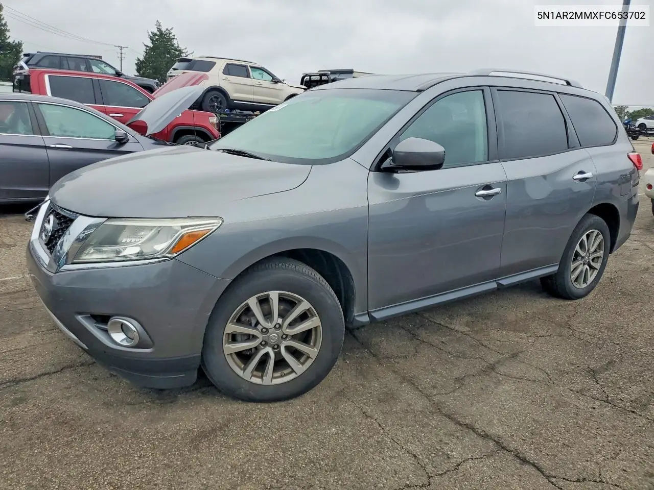 NISSAN PATHFINDER 2015, VIN 5N1AR2MMXFC653702