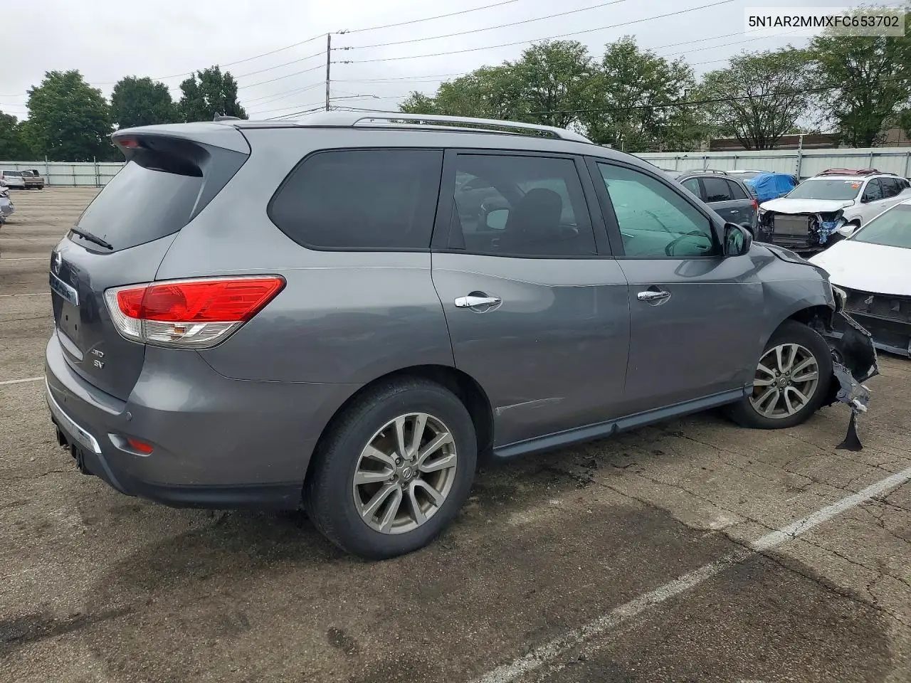 2015 NISSAN PATHFINDER VIN 5N1AR2MMXFC653702 — фото 3