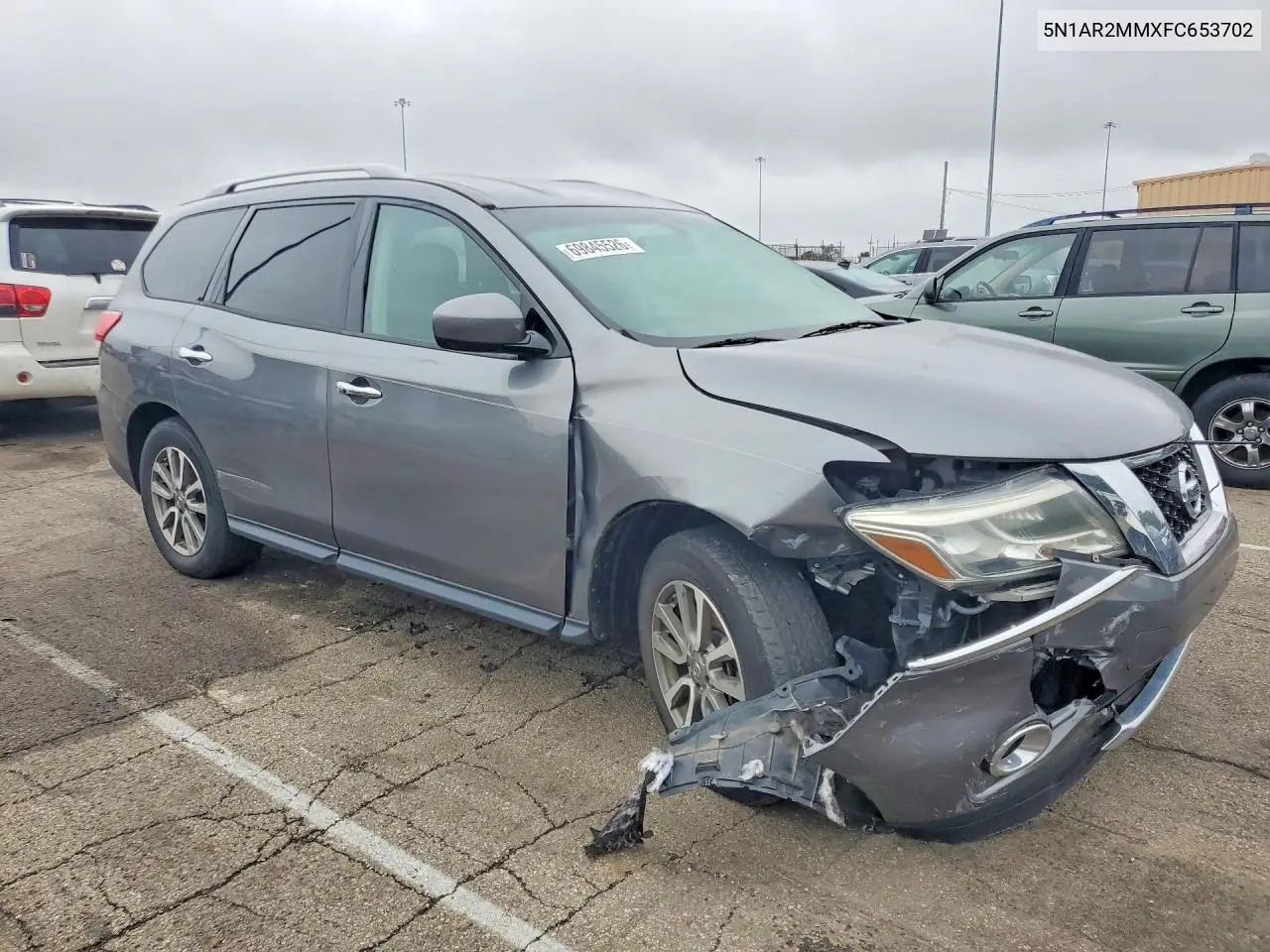 2015 NISSAN PATHFINDER VIN 5N1AR2MMXFC653702 — фото 4