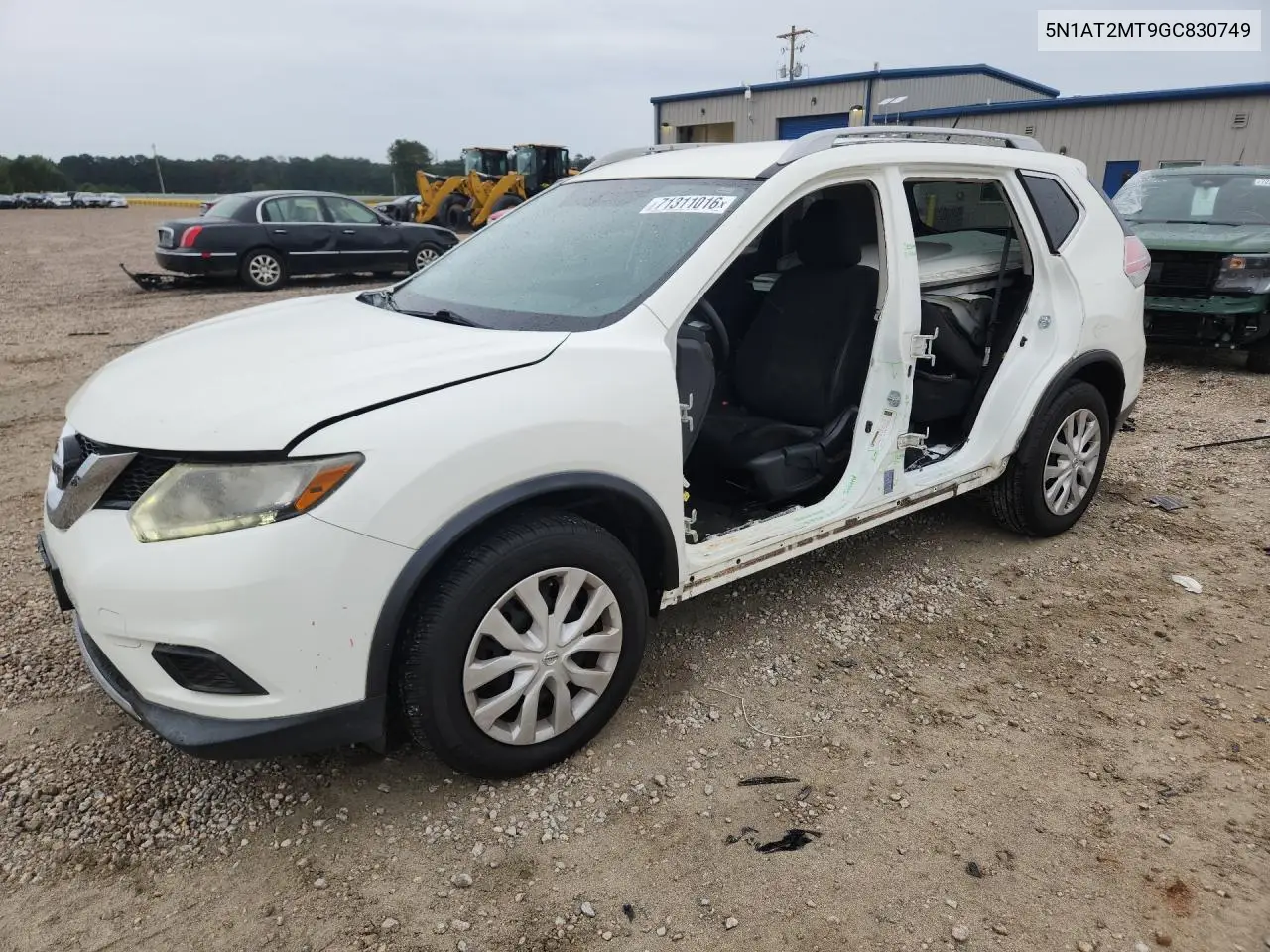 NISSAN ROGUE 2016, VIN 5N1AT2MT9GC830749