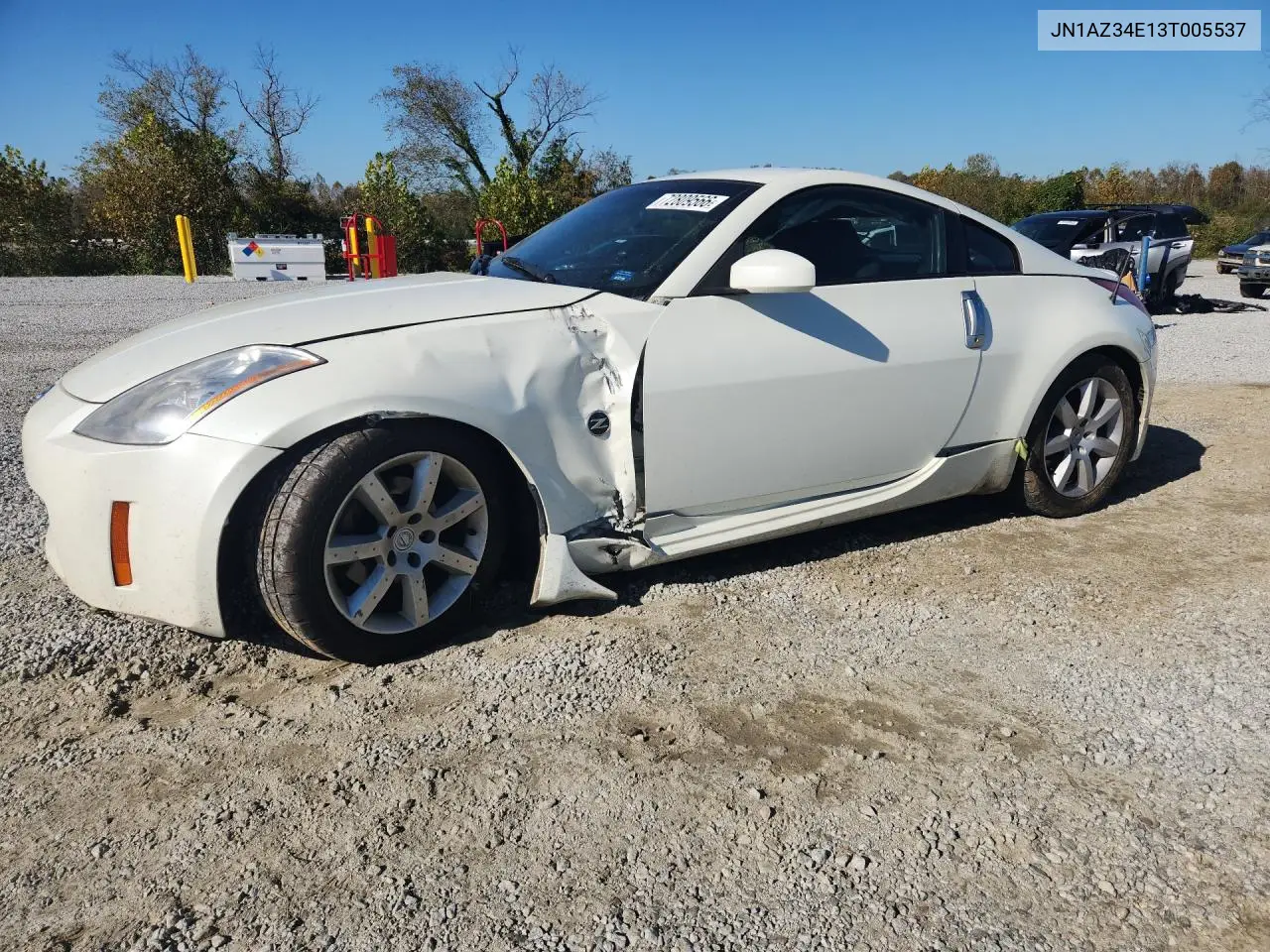 NISSAN 350Z 2003, VIN JN1AZ34E13T005537