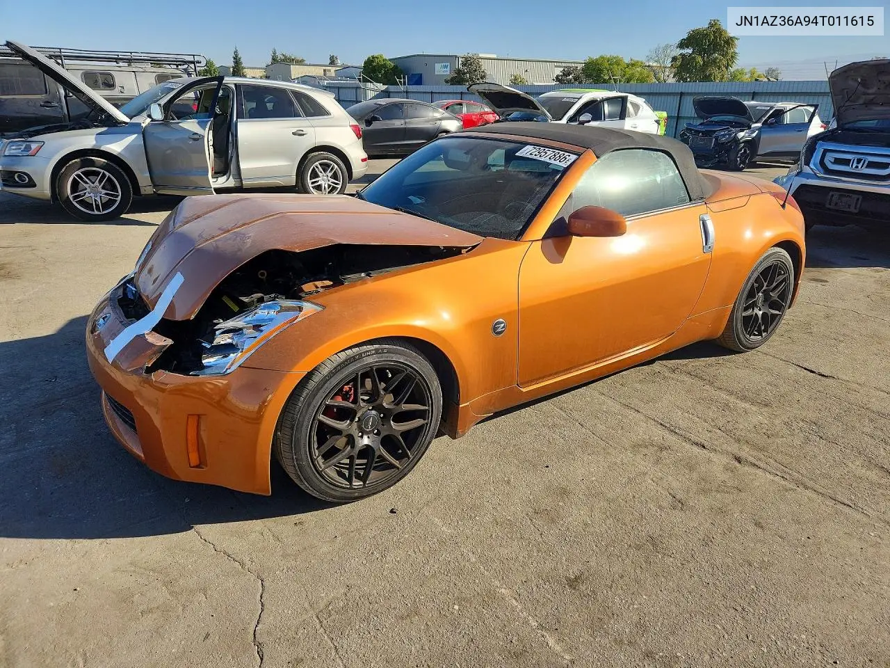 NISSAN 350Z 2004, VIN JN1AZ36A94T011615